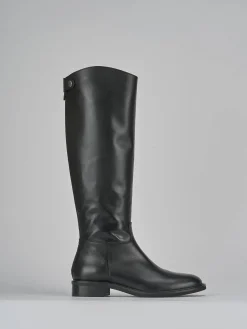 Online Stivali tacco 3cm pelle Donna Stivali Tacco Basso