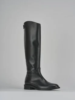 Online Stivali tacco 3cm pelle Donna Stivali Tacco Basso