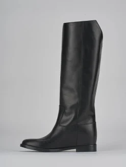 Online Stivali tacco 2cm pelle Donna Stivali Tacco Basso