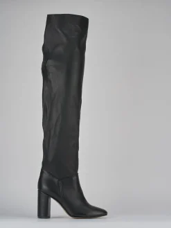 Stivali tacco 8cm pelle Donna Stivali Tacco Alto