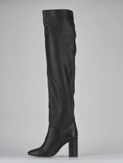 Stivali tacco 8cm pelle Donna Stivali Tacco Alto