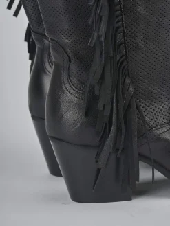 Stivali tacco 6cm pelle Donna Stivali Tacco Alto