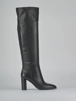 Discount Stivali tacco 9cm pelle Donna Stivali Tacco Alto