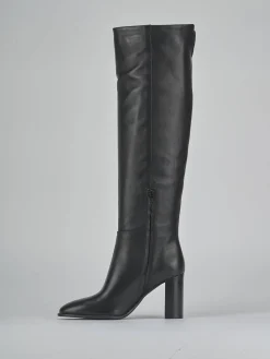 Discount Stivali tacco 9cm pelle Donna Stivali Tacco Alto