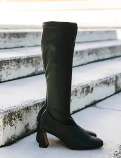 Online Stivali tacco 9cm pelle Donna Stivali Tacco Alto