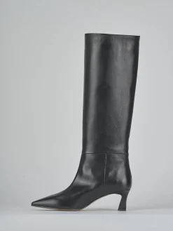 Hot Stivali tacco 6cm pelle Donna Stivali Tacco Alto