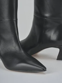 Hot Stivali tacco 6cm pelle Donna Stivali Tacco Alto