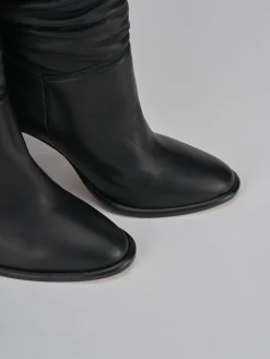 Stivali tacco 9cm pelle Donna Stivali Tacco Alto