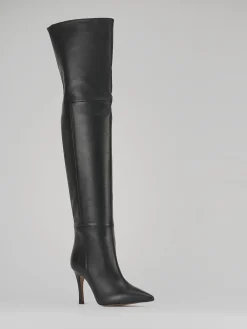 Sale Stivali tacco 9cm pelle Donna Stivali Tacco Alto