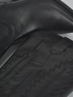 Stivali tacco 6cm pelle Donna Stivali Tacco Alto