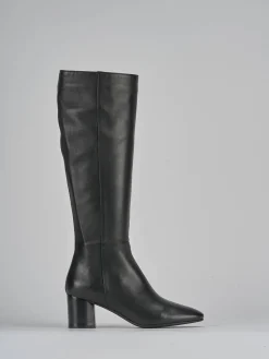 Online Stivali tacco 5cm pelle Donna Stivali Tacco Alto