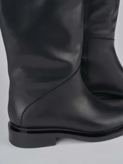 Clearance Stivali tacco 2cm pelle Donna Stivali Tacco Basso