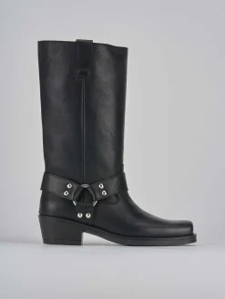 Best Stivali tacco 4cm pelle Donna Stivali Tacco Basso