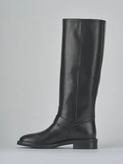 Online Stivali tacco 2cm pelle Donna Stivali Tacco Basso