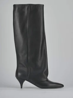 New Stivali tacco 5cm pelle Donna Stivali Tacco Alto