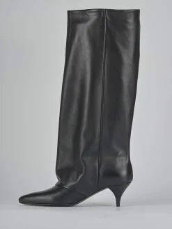 New Stivali tacco 5cm pelle Donna Stivali Tacco Alto