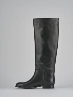 Hot Stivali tacco 2cm pelle Donna Stivali Tacco Basso