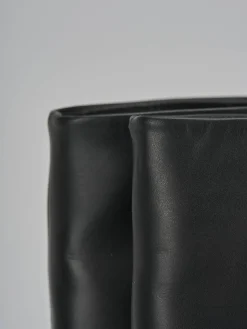 Hot Stivali tacco 2cm pelle Donna Stivali Tacco Basso