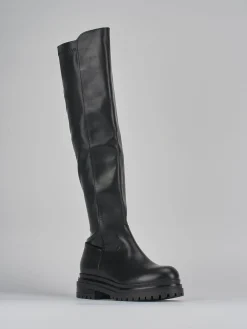 Discount Stivali tacco 3cm pelle Donna Stivali Tacco Basso