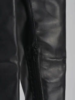 Discount Stivali tacco 3cm pelle Donna Stivali Tacco Basso