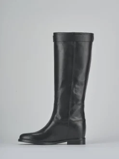 Sale Stivali tacco 2cm pelle Donna Stivali Tacco Basso