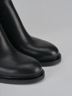 Discount Stivali tacco 5cm pelle Donna Stivali Tacco Alto