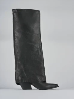 Discount Stivali tacco 6cm pelle Donna Stivali Tacco Alto