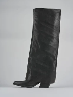 Discount Stivali tacco 6cm pelle Donna Stivali Tacco Alto