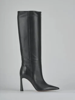 Discount Stivali tacco 9cm pelle Donna Stivali Tacco Alto