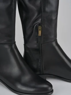 Online Stivali tacco 2cm pelle Donna Stivali Tacco Basso