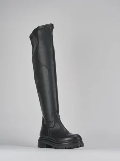 Online Stivali tacco 3cm pelle Donna Stivali Tacco Basso