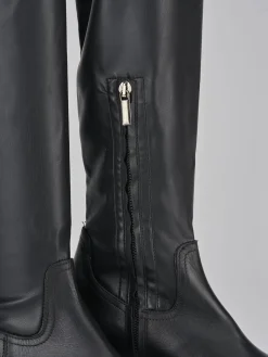 Online Stivali tacco 3cm pelle Donna Stivali Tacco Basso