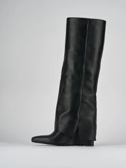 Hot Stivali tacco 5cm pelle Donna Stivali Tacco Alto