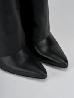 Hot Stivali tacco 5cm pelle Donna Stivali Tacco Alto