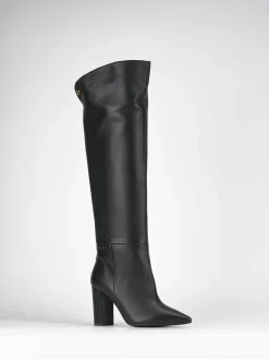 Best Stivali tacco 9cm pelle Donna Stivali Tacco Alto