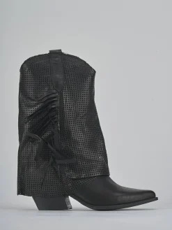 Online Stivali tacco 7cm pelle Donna Stivali Tacco Alto