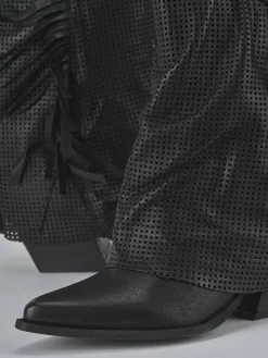 Online Stivali tacco 7cm pelle Donna Stivali Tacco Alto