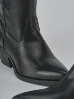 New Stivali tacco 4cm pelle Donna Stivali Tacco Basso