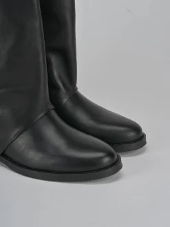 Best Stivali tacco 2cm pelle Donna Stivali Tacco Basso