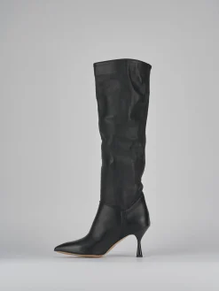 Hot Stivali tacco 7cm pelle Donna Stivali Tacco Alto