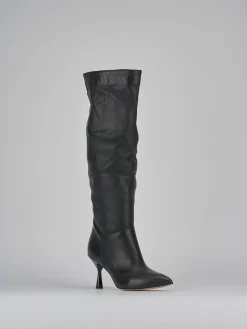 Hot Stivali tacco 7cm pelle Donna Stivali Tacco Alto