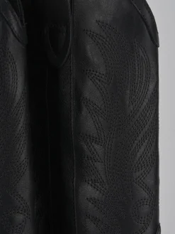 Clearance Stivali tacco 4cm pelle Donna Stivali Tacco Basso