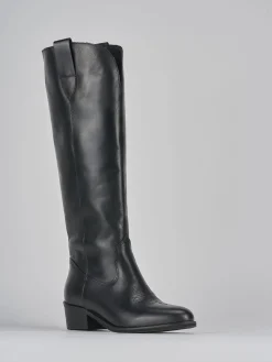 Sale Stivali tacco 4cm pelle Donna Stivali Tacco Basso