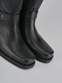 Clearance Stivali tacco 4cm pelle Donna Stivali Tacco Basso