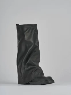 Discount Stivali tacco 3cm pelle Donna Stivali Tacco Basso