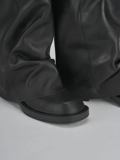 Discount Stivali tacco 3cm pelle Donna Stivali Tacco Basso