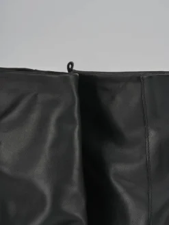 Discount Stivali tacco 3cm pelle Donna Stivali Tacco Basso