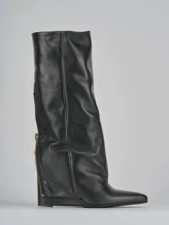 New Stivali tacco 9cm pelle Donna Stivali Tacco Alto