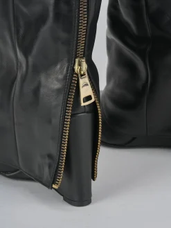 New Stivali tacco 9cm pelle Donna Stivali Tacco Alto