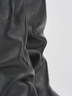 Clearance Stivali tacco 5cm pelle Donna Stivali Tacco Alto